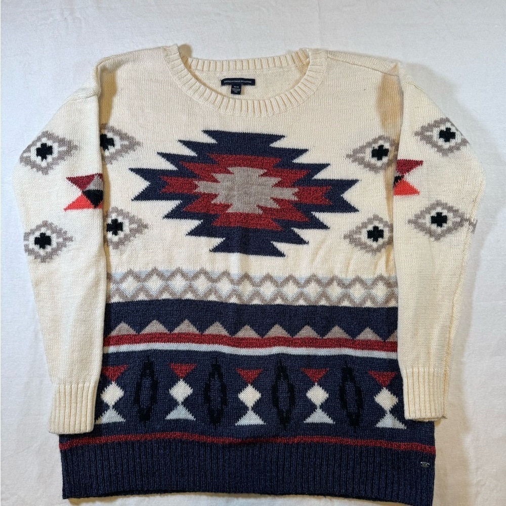 American Eagle Aztec Knit Women’s Sweater